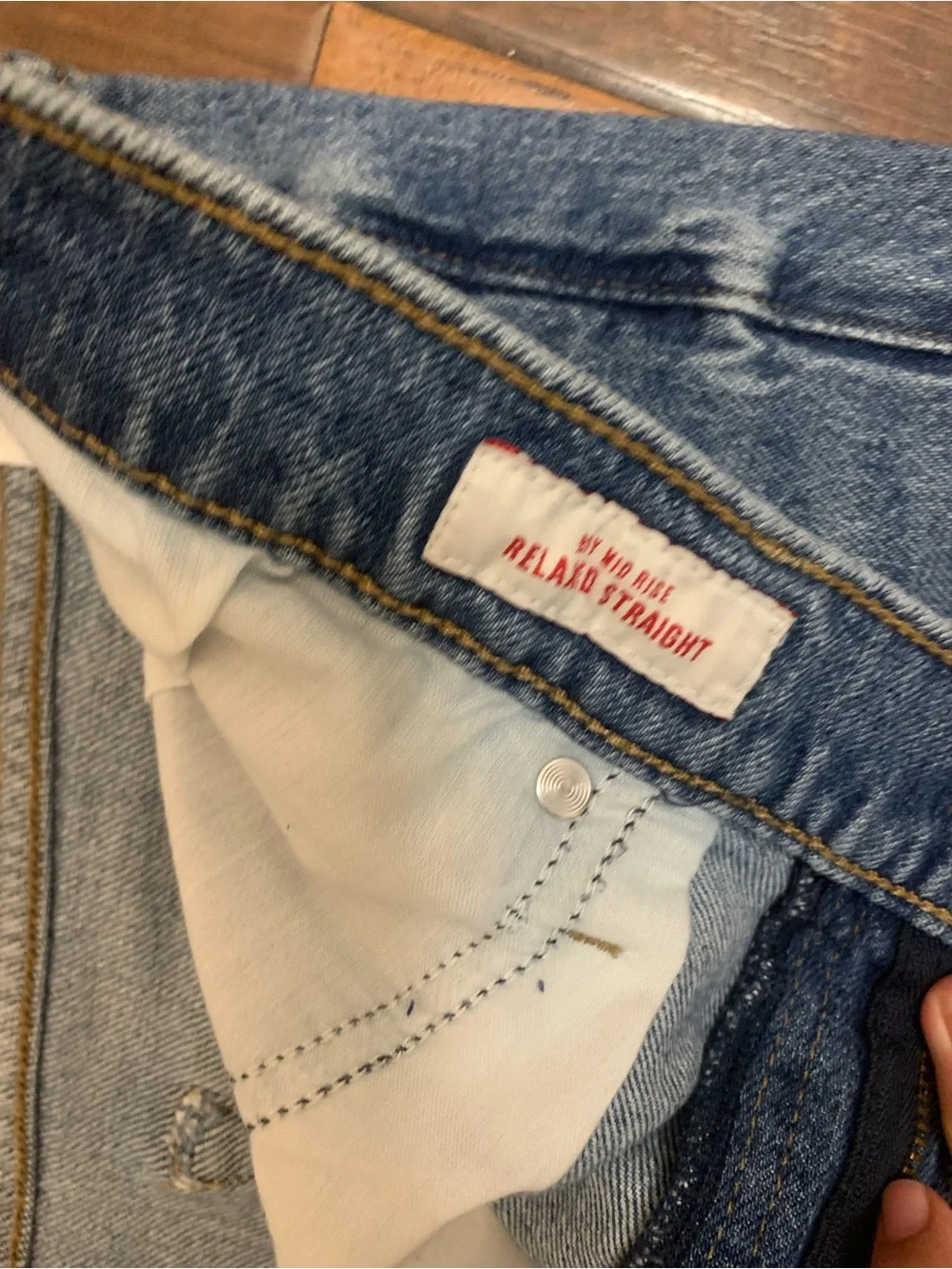 Relaxed Fit Light Blue Denim Jeans